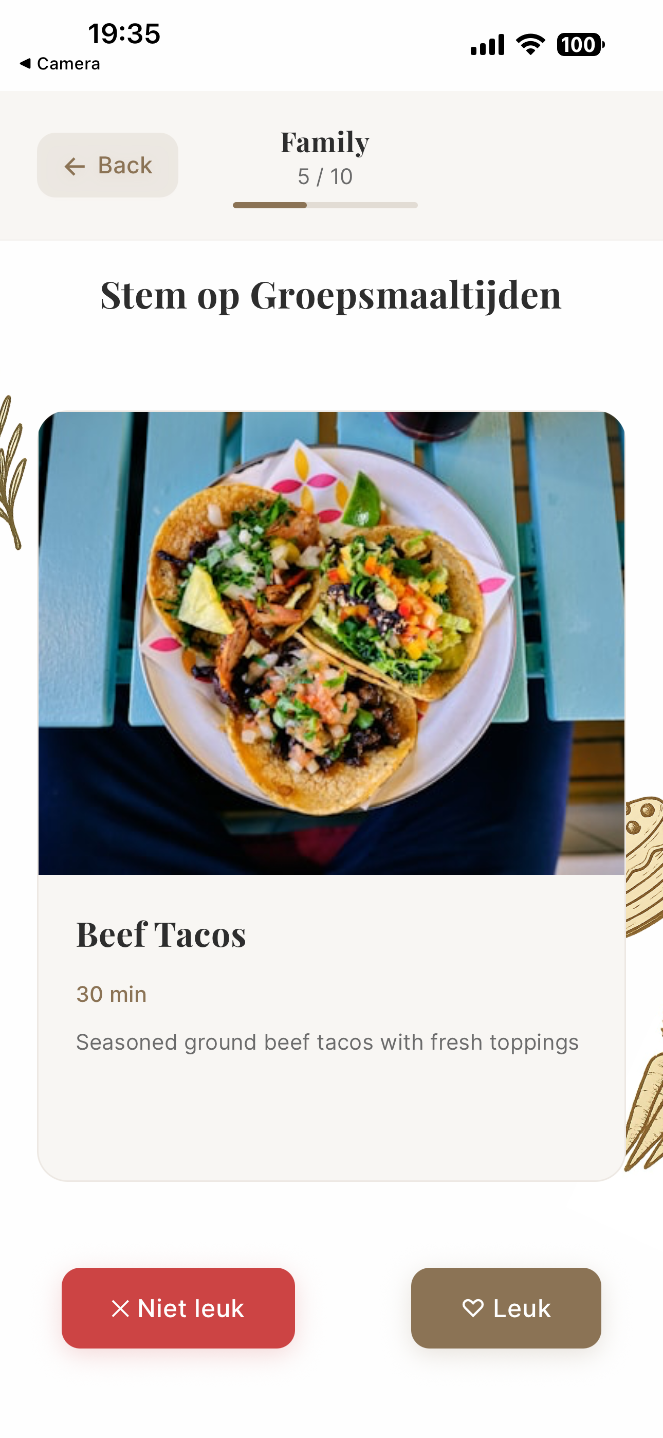 Happie App Screenshot