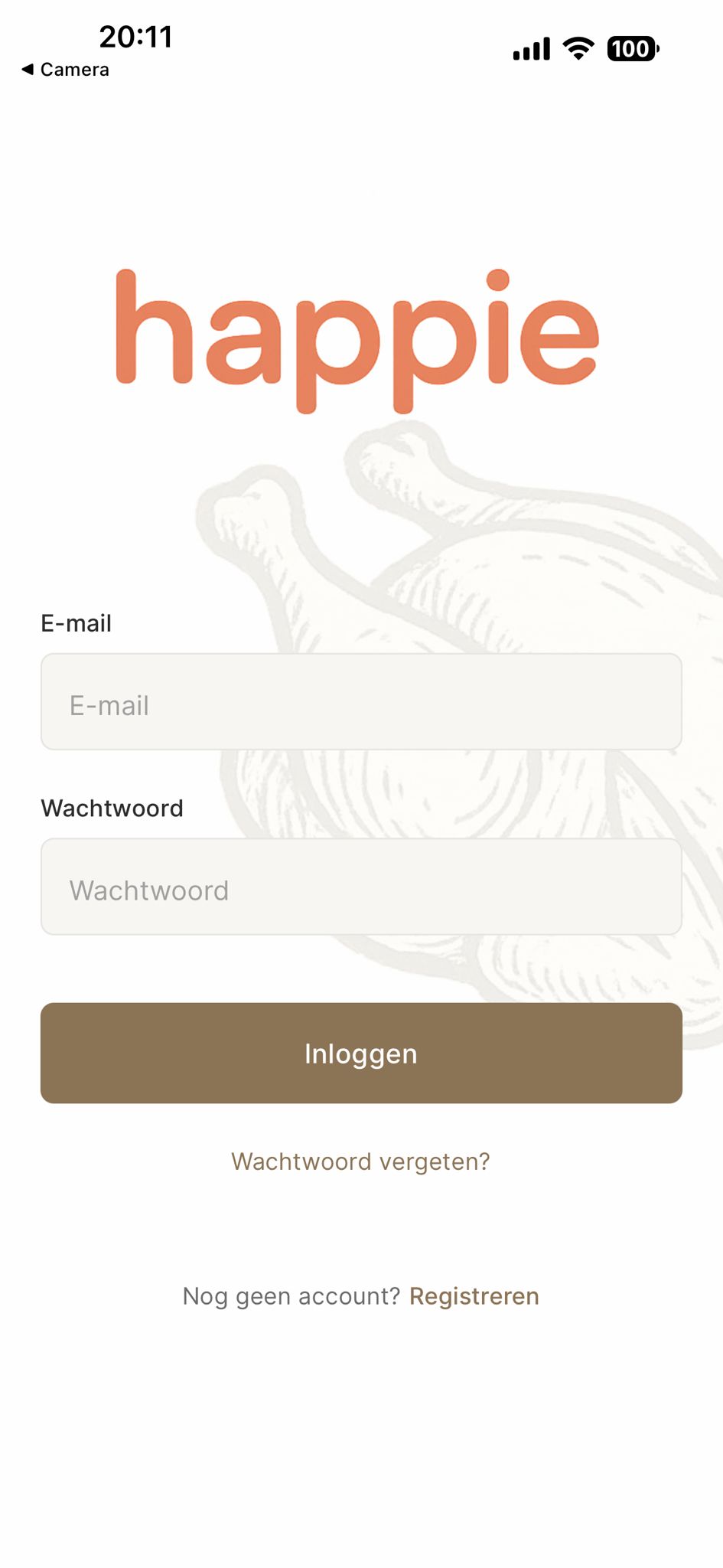 Happie App Screenshot