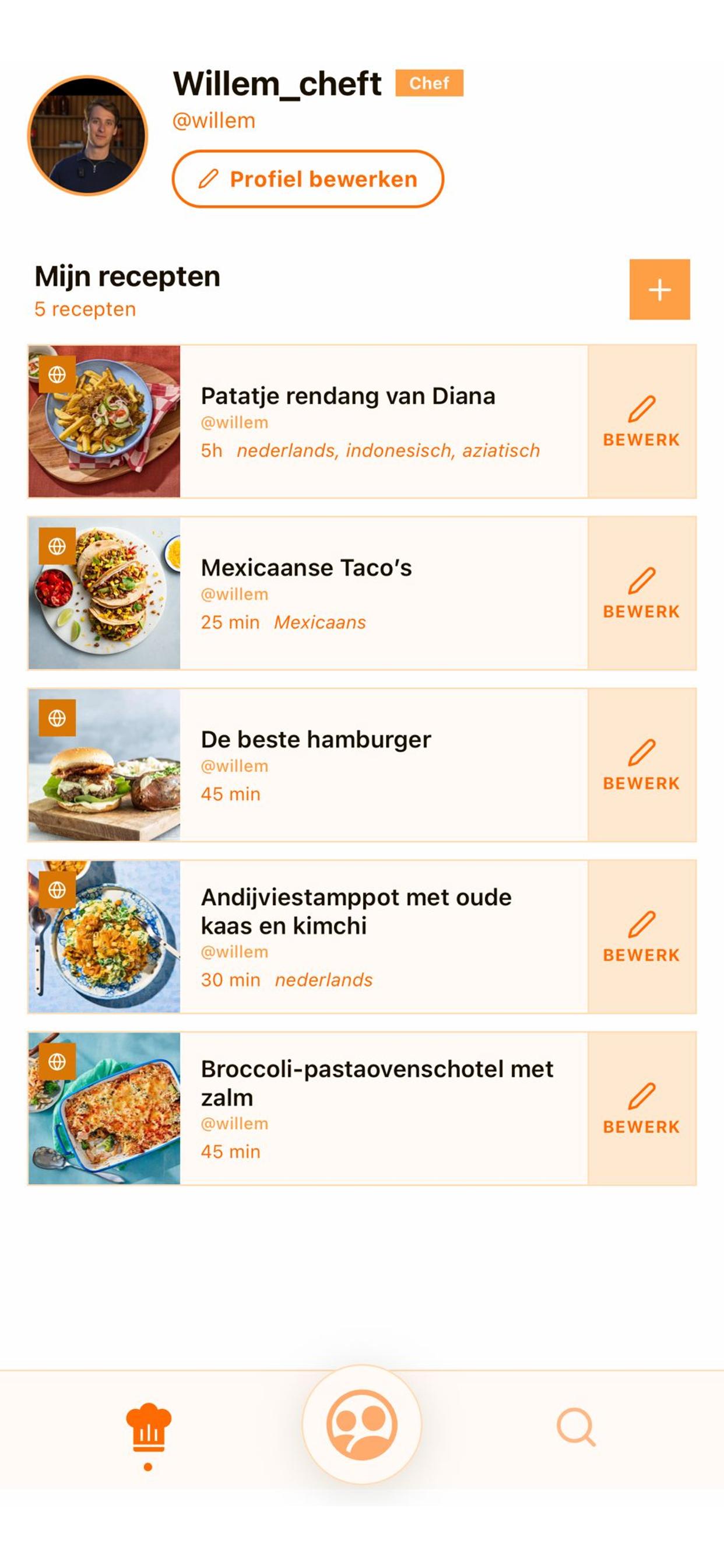 Happie App Screenshot
